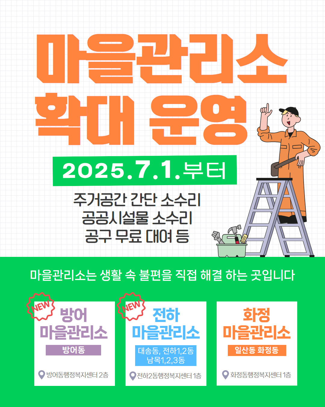 마을관리소 확대운영