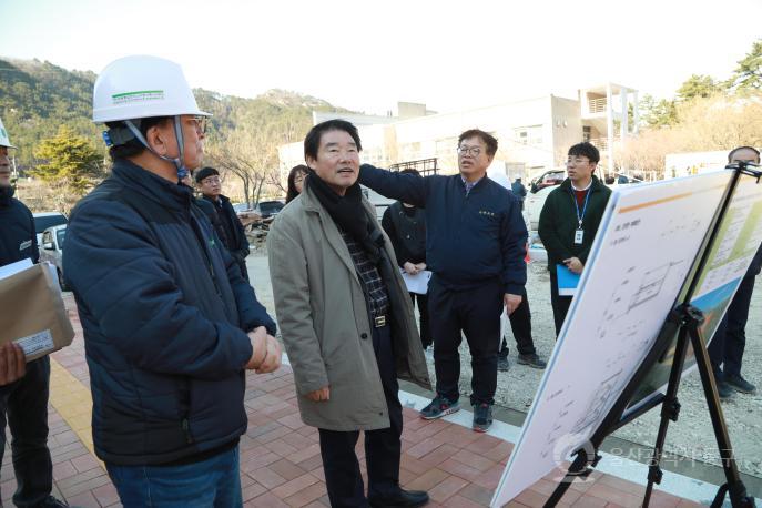 남목노인복지관 및 장애인직업재활시설 현장점검 의 사진