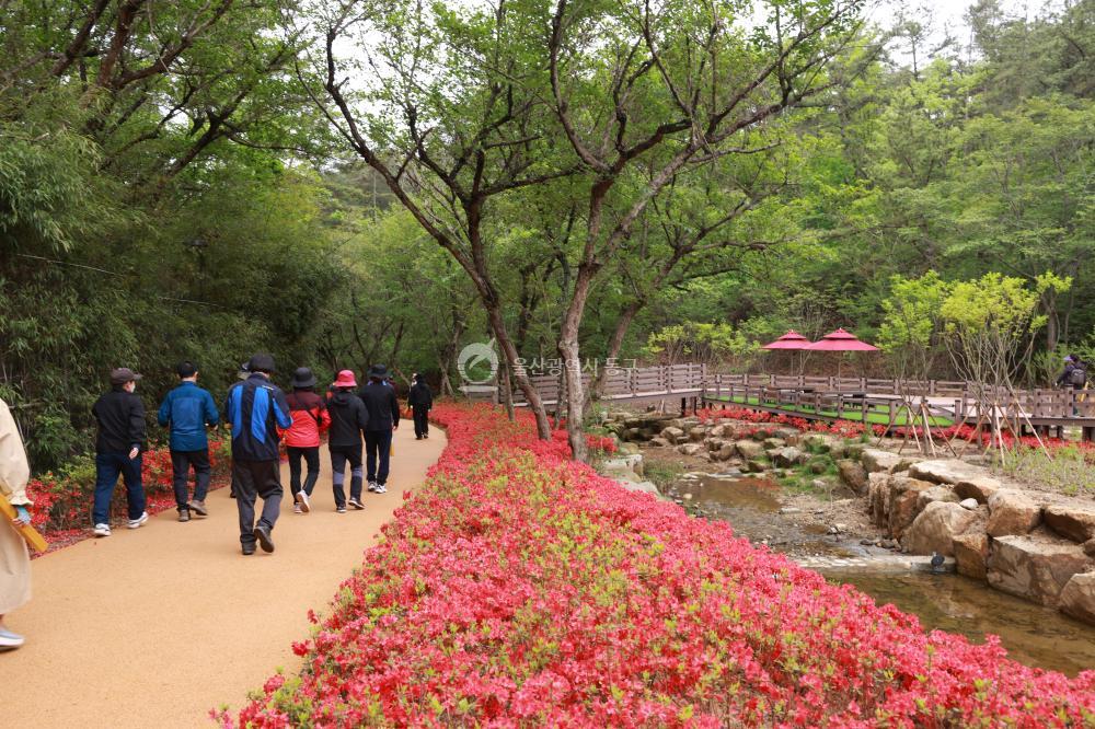 명덕호수공원 정비사업 준공식 의 사진