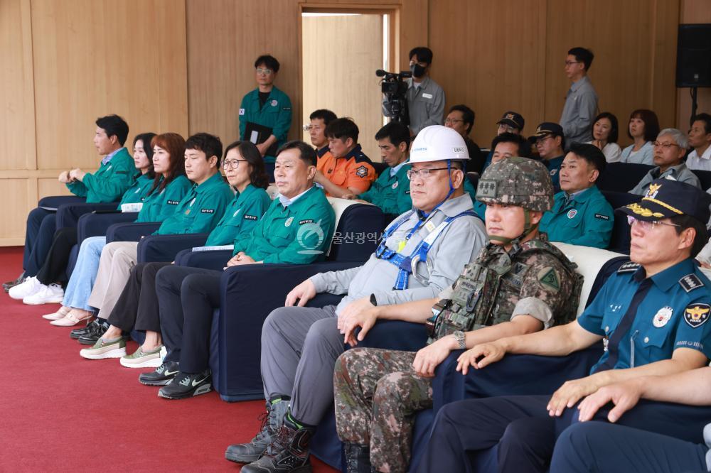 을지연습 실제훈련 의 사진