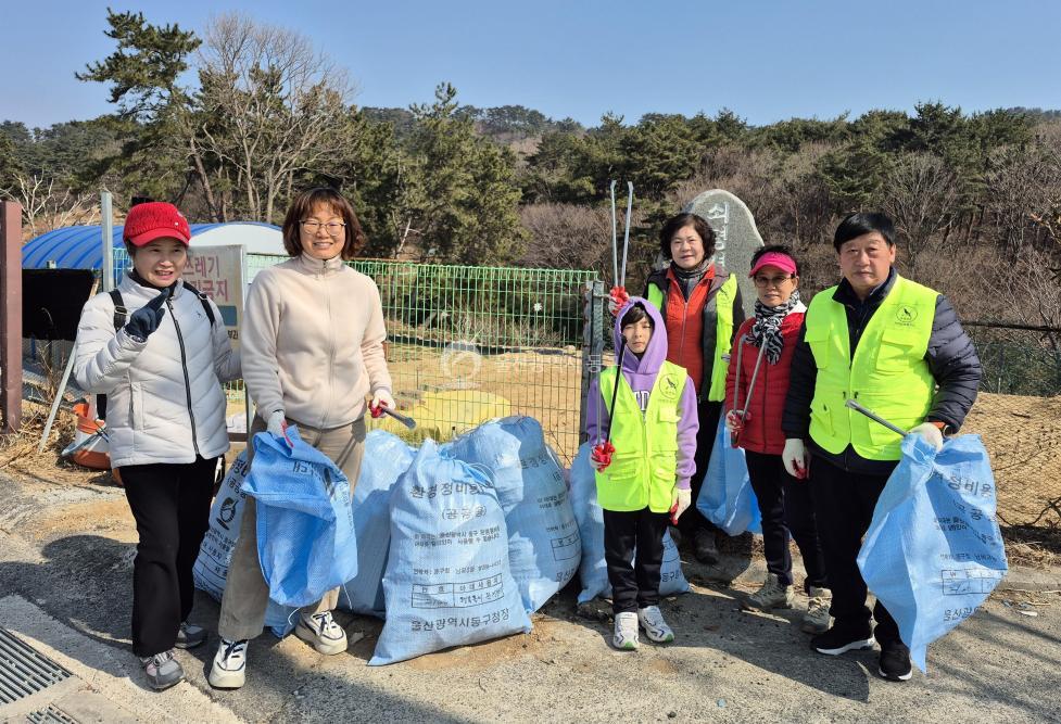 남목3동 자연보호협의회 환경정화활동의 사진
