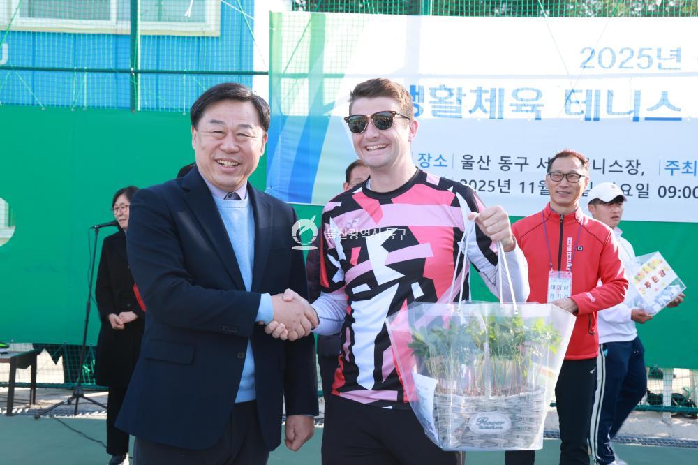 동구협회장배 생활체육 테니스대회의 사진