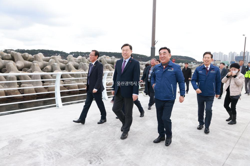 일산항 어촌신활력증진사업 준공식의 사진