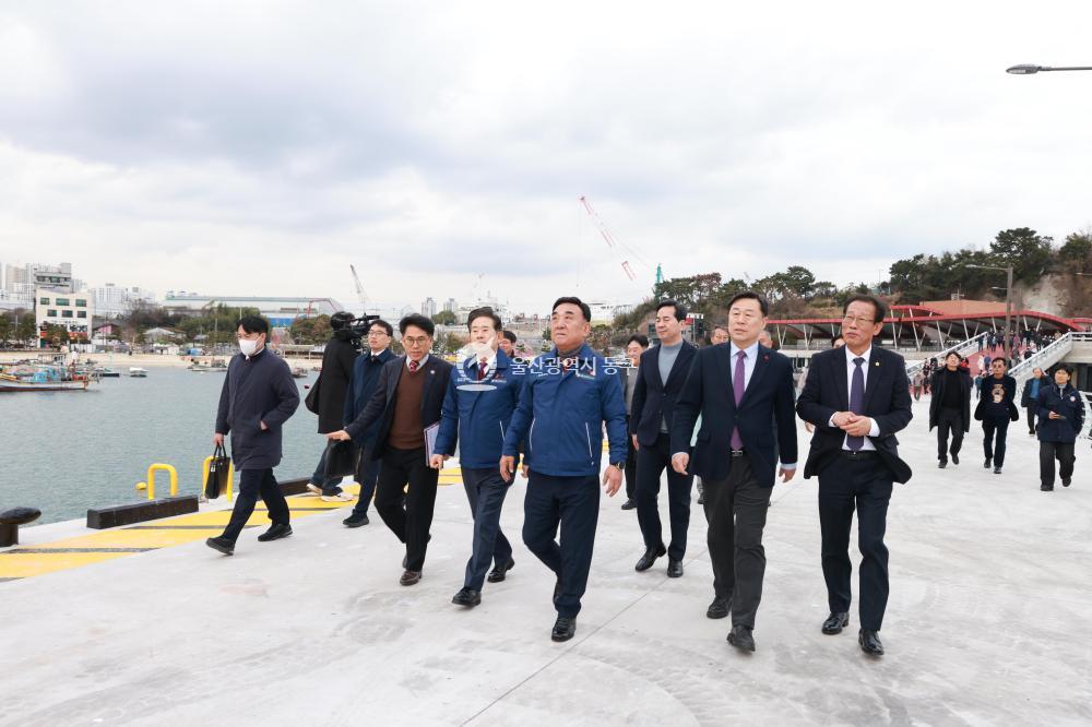 일산항 어촌신활력증진사업 준공식의 사진