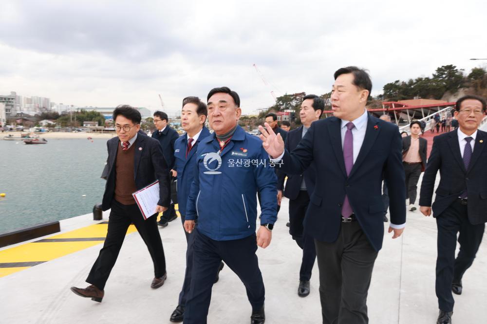 일산항 어촌신활력증진사업 준공식의 사진