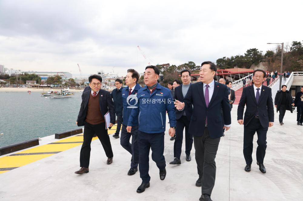 일산항 어촌신활력증진사업 준공식의 사진