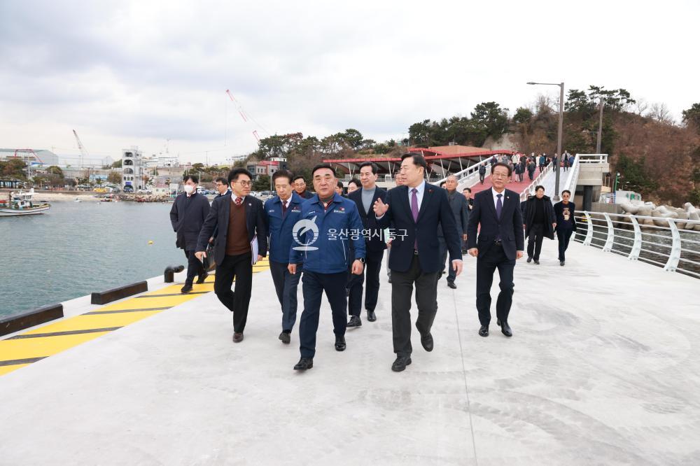 일산항 어촌신활력증진사업 준공식의 사진