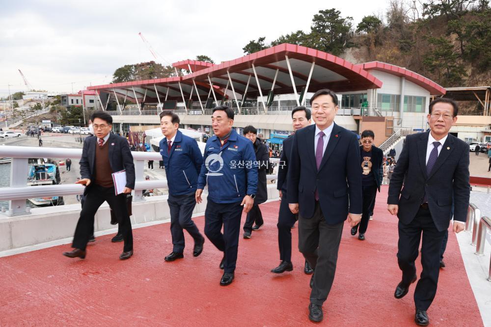 일산항 어촌신활력증진사업 준공식의 사진