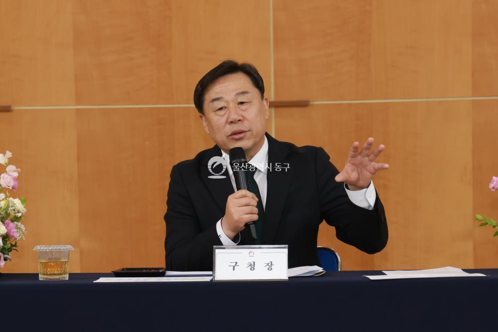 김종훈 동구청장 전하1동 순회방문의 사진