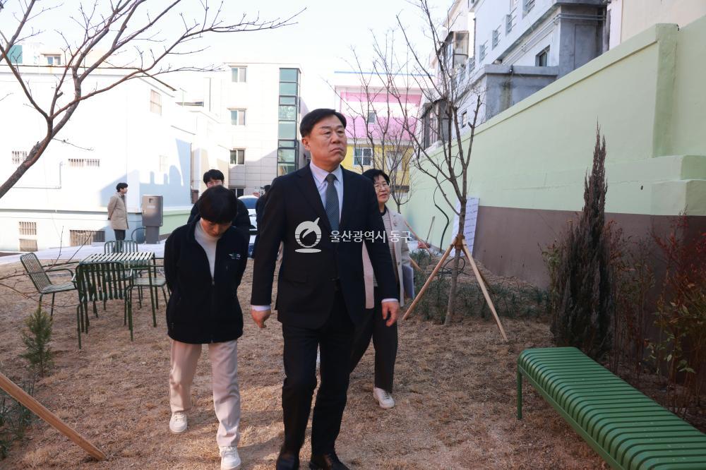 김종훈 동구청장, 청소년복합공간 현장점검의 사진