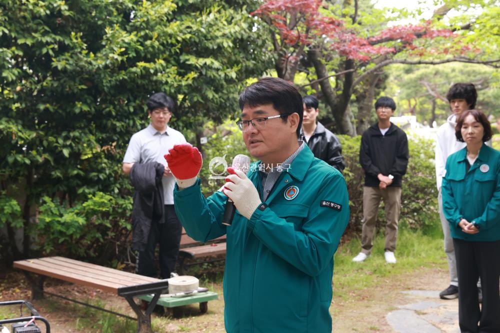 민관 합동 양수기 가동훈련의 사진