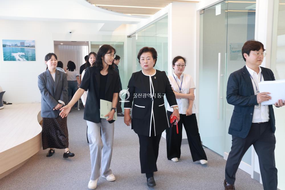 천기옥 동구청장 당선인, 주요시설 현장방문의 사진