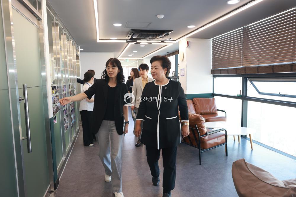 천기옥 동구청장 당선인, 주요시설 현장방문의 사진