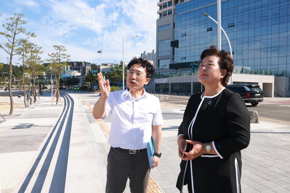 천기옥 동구청장 당선인, 주요시설 현장방문의 사진