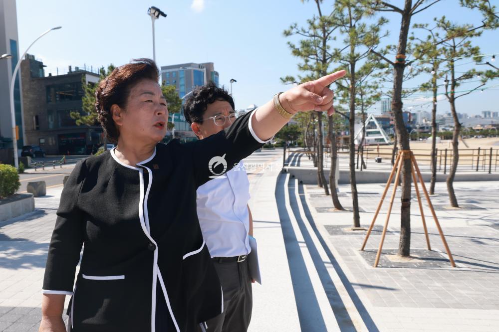 천기옥 동구청장 당선인, 주요시설 현장방문의 사진