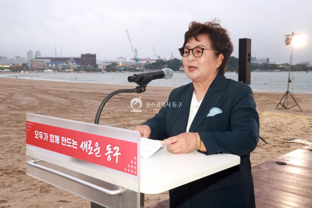 일산해수욕장 개장식 및 점등식의 사진