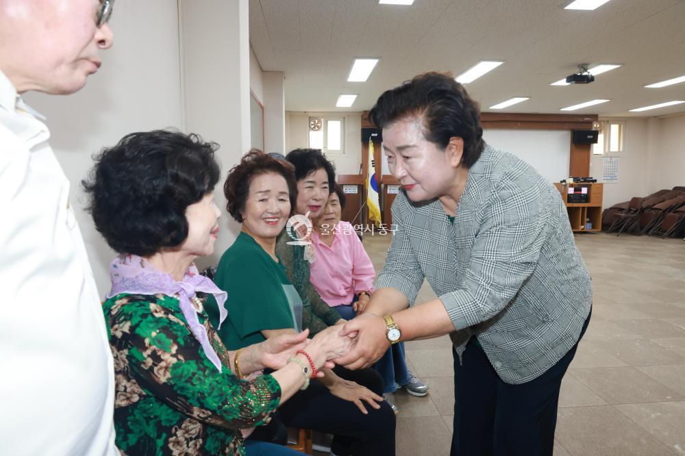 천기옥 동구청장, 주요시설 방문의 사진