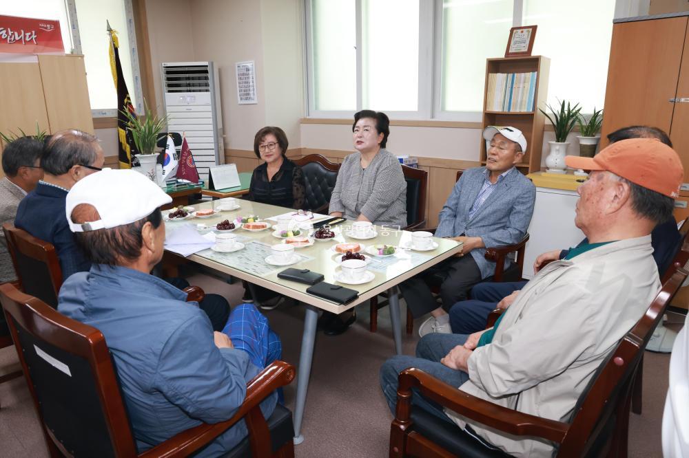 천기옥 동구청장, 주요시설 방문의 사진