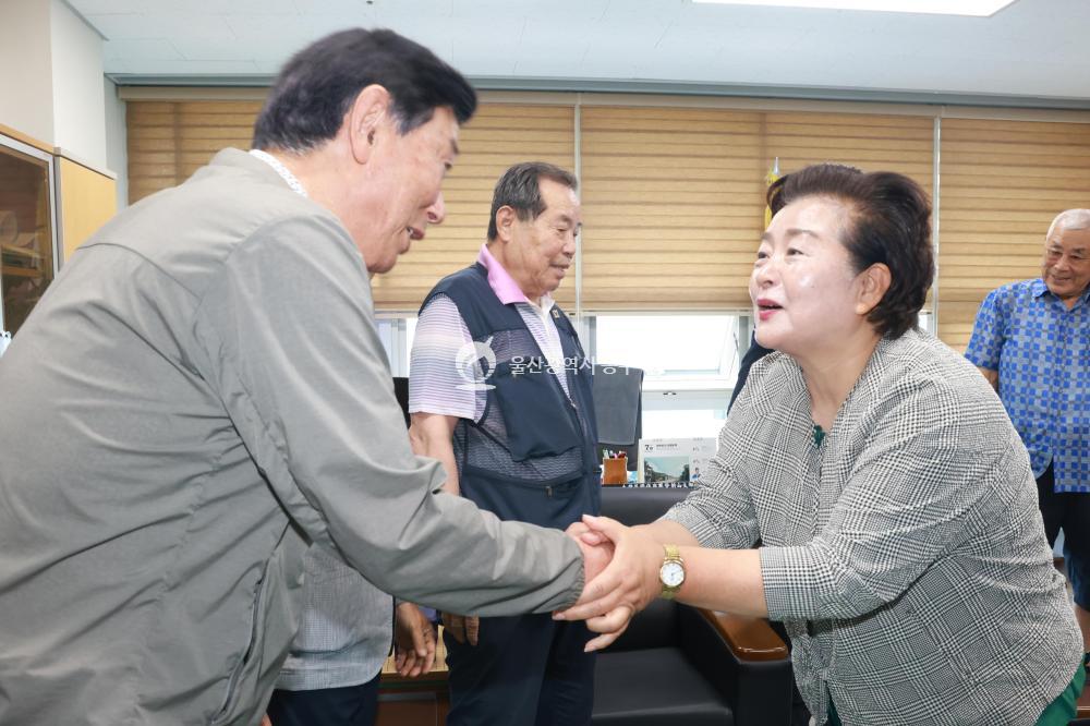 천기옥 동구청장, 주요시설 방문의 사진
