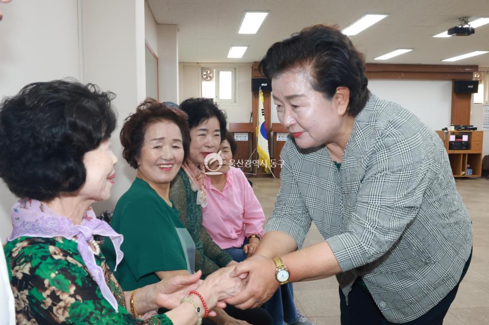 천기옥 동구청장, 주요시설 방문의 사진
