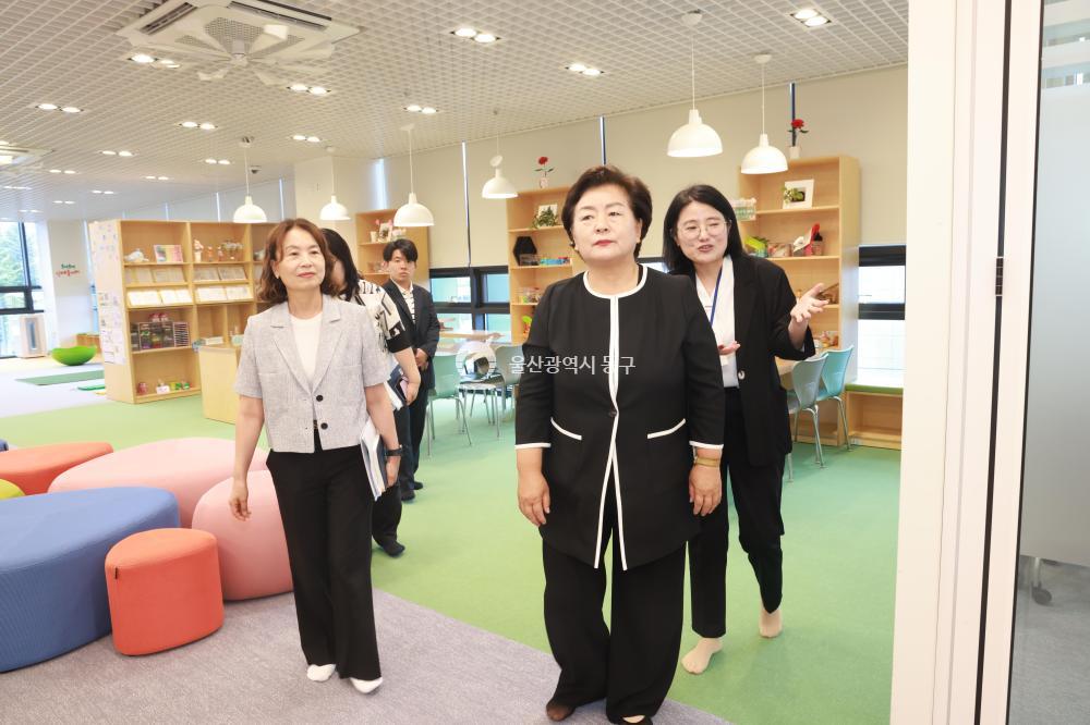 천기옥 동구청장 주요시설 현장방문의 사진