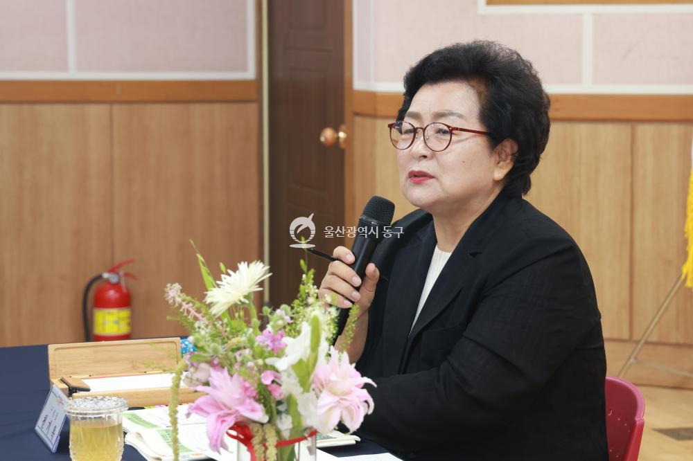 천기옥 동구청장, 화정동 초도방문의 사진
