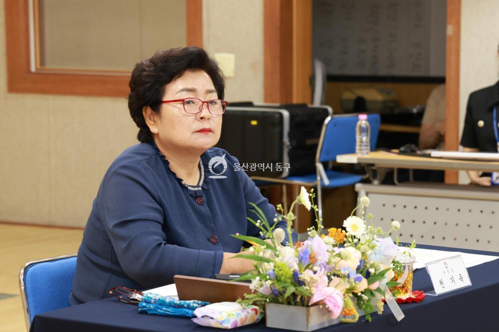 천기옥 동구청장 대송동 초도방문의 사진