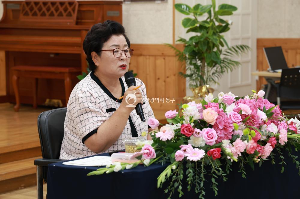 천기옥 동구청장 남목1동 초도방문의 사진