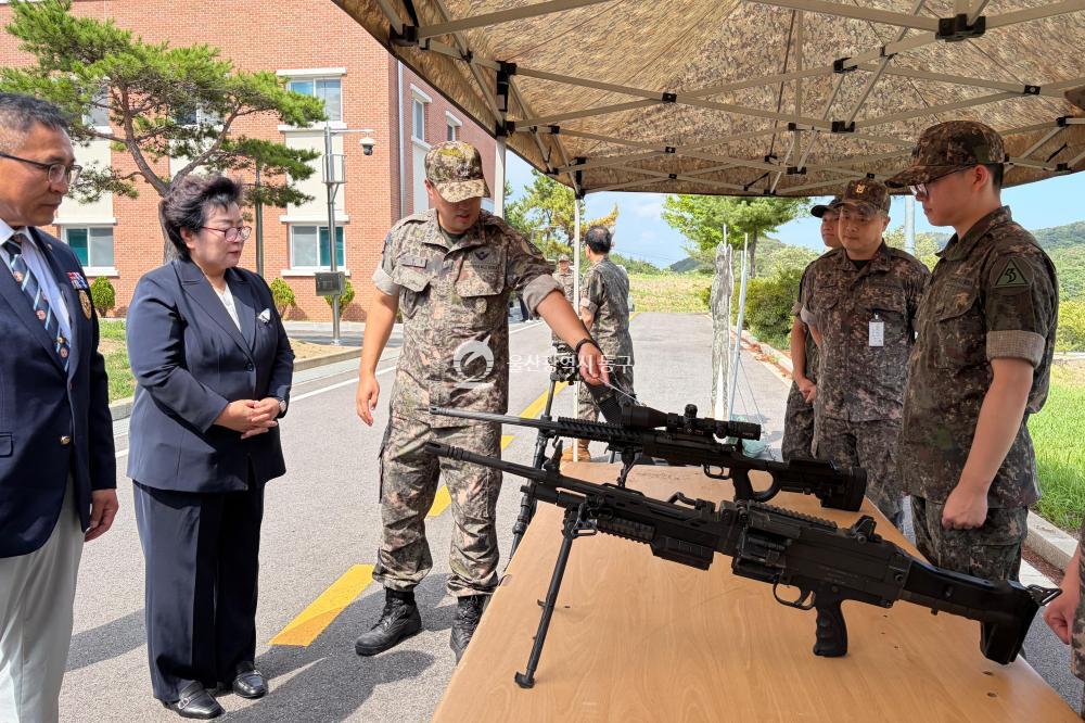 천기옥 동구청장, 제7765부대 2대대 방문의 사진