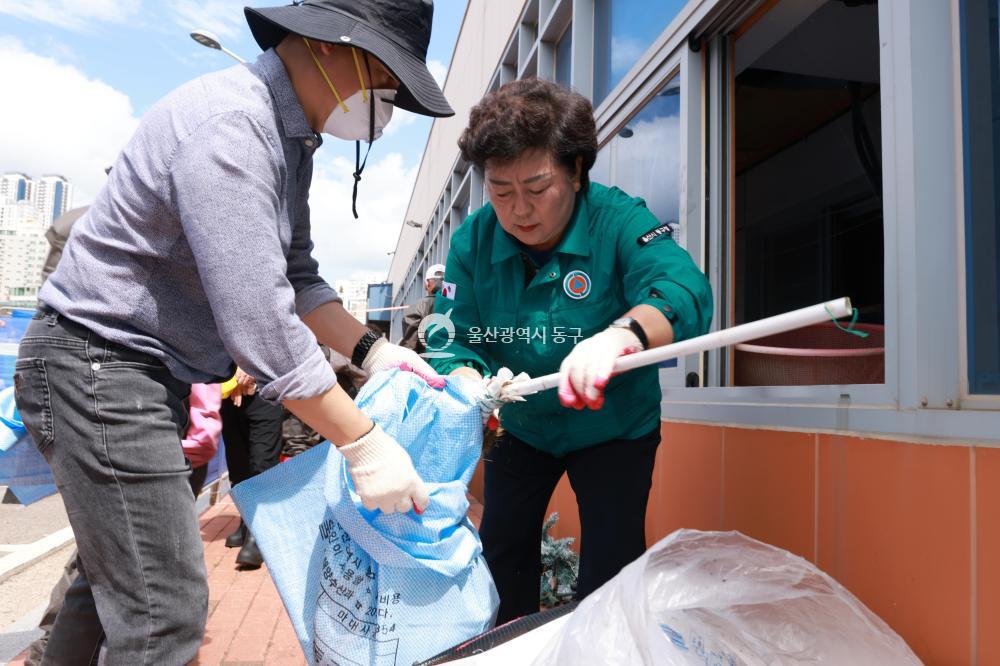 방어진활어센터 민관 합동 환경정비의 사진