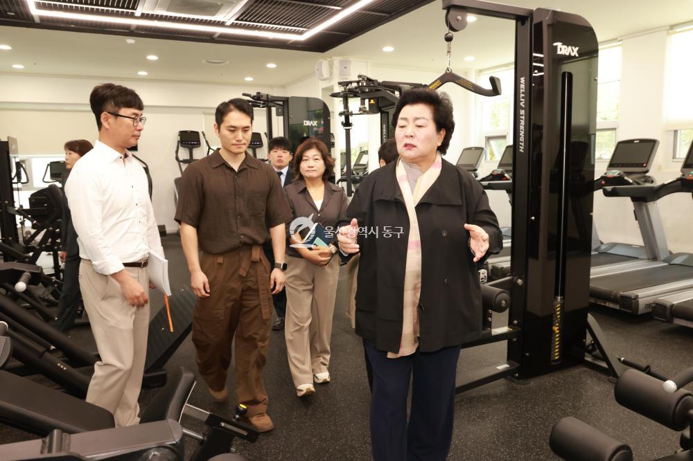 천기옥 동구청장, 서부건강센터 현장확인의 사진