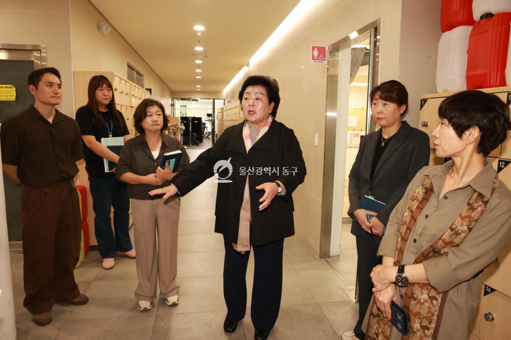 천기옥 동구청장, 서부건강센터 현장확인의 사진