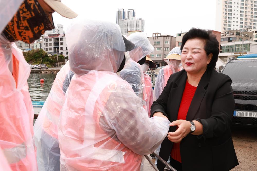 천기옥 동구청장, 중대재해 예방 현장점검의 사진