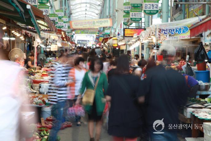 대송농수산물시장사람들의 사진