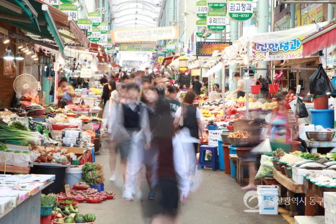 대송농수산물시장사람들의 사진