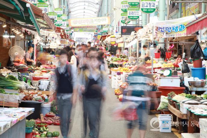대송농수산물시장사람들의 사진