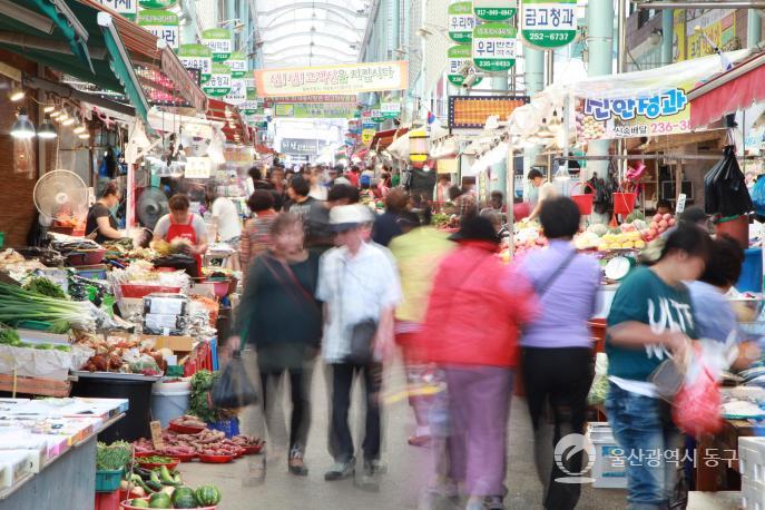 대송농수산물시장사람들의 사진