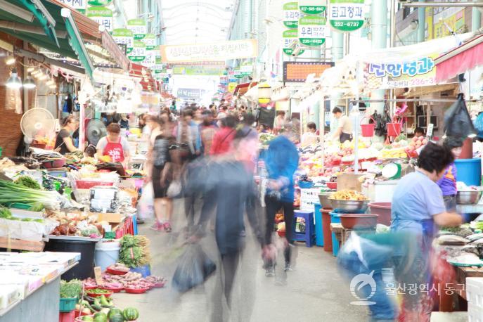 대송농수산물시장사람들의 사진