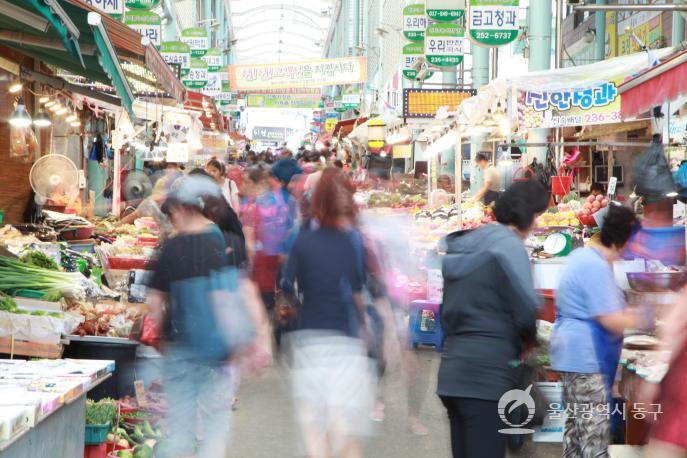 대송농수산물시장사람들의 사진