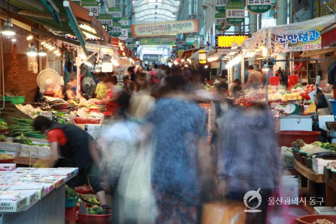 대송농수산물시장사람들의 사진