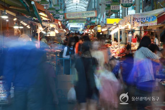 대송농수산물시장사람들의 사진