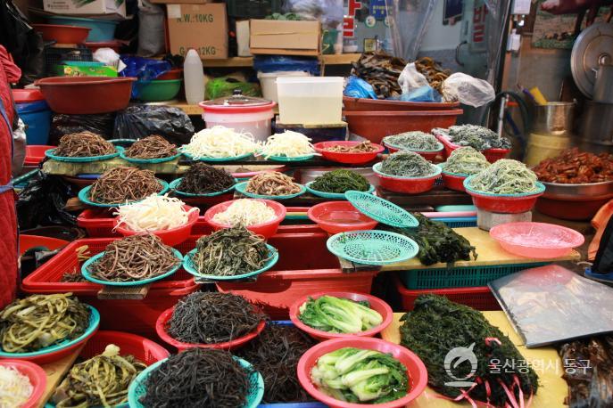 대송농수산물시장 야채가게의 사진