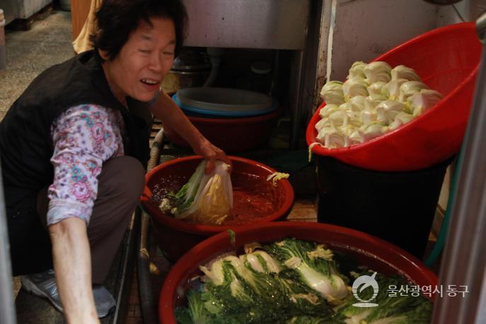 동울산시장 팔도김치