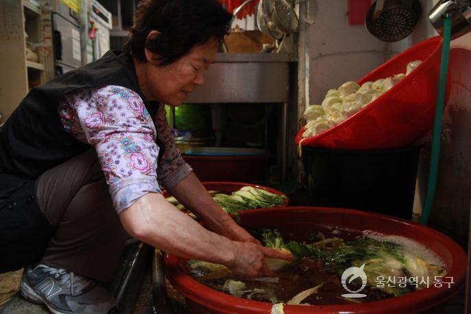 동울산시장 팔도김치의 사진