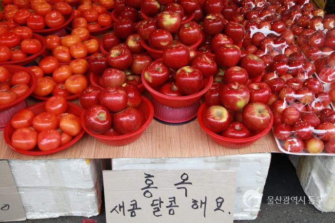 동울산시장 과일가게의 사진