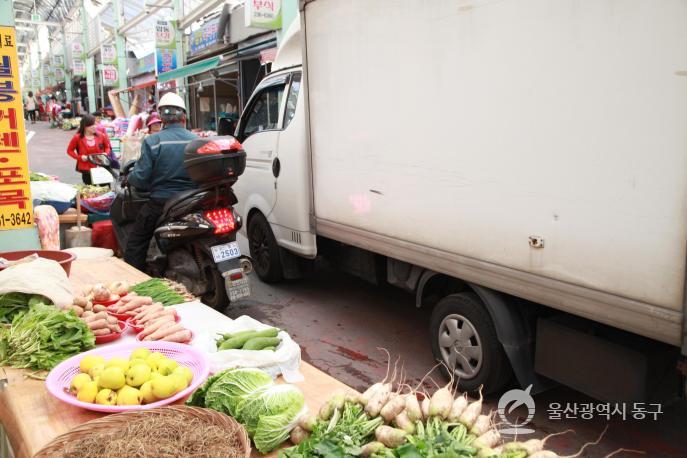 월봉시장 야채가게