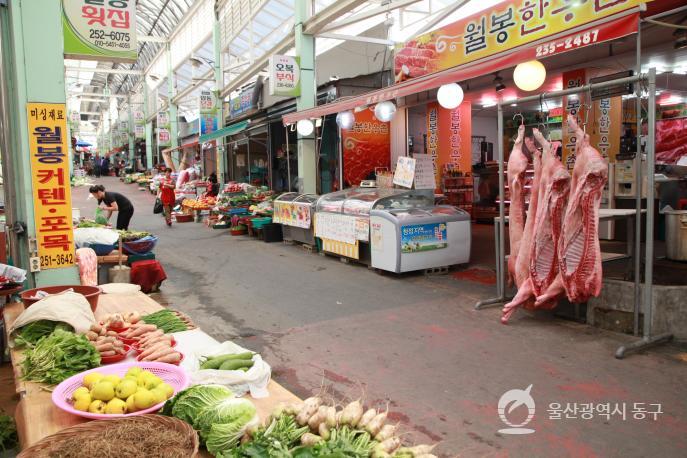 월봉시장 야채가게의 사진