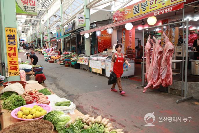 월봉시장 야채가게의 사진