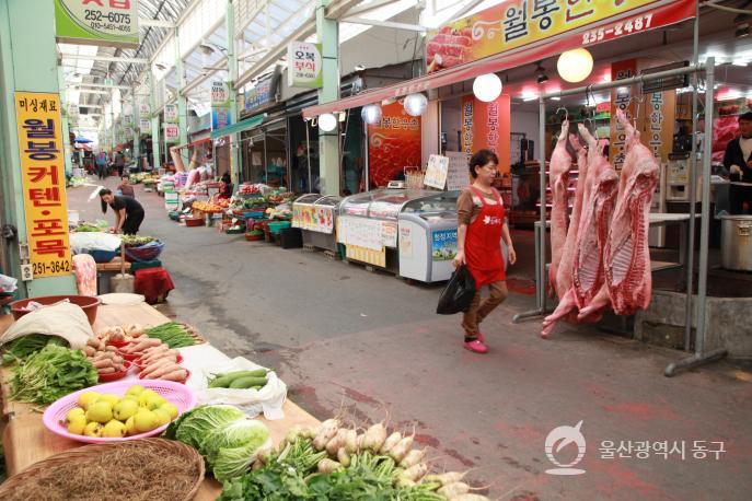 월봉시장 야채가게의 사진