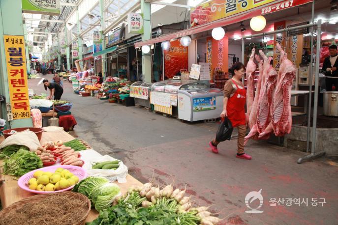 월봉시장 야채가게의 사진